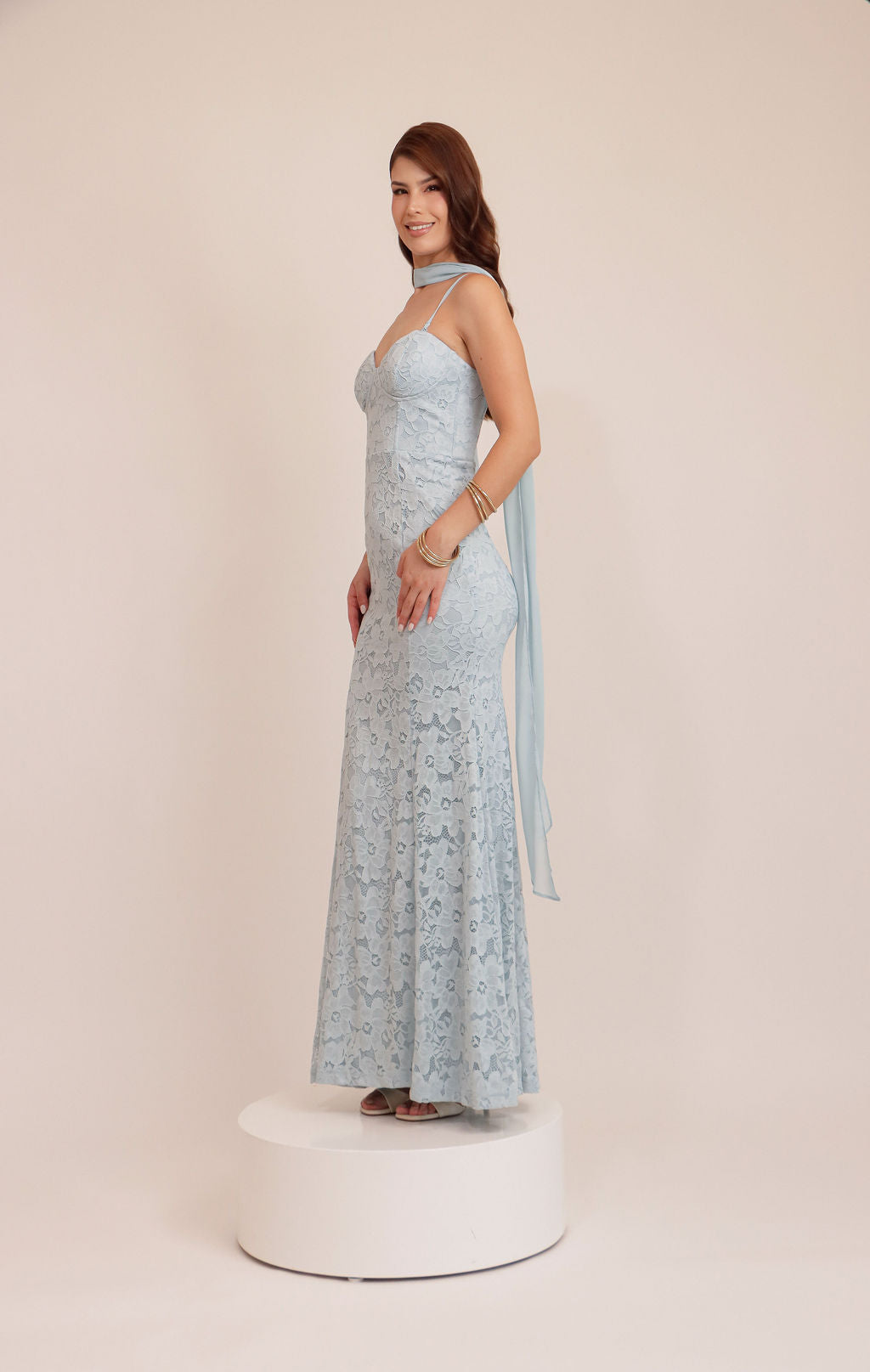 VESTIDO RENATA AZUL CIELO