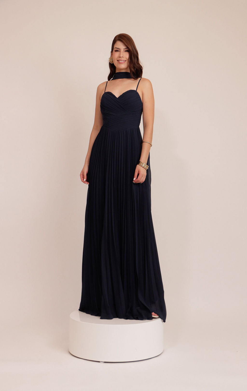 VESTIDO CELESTE