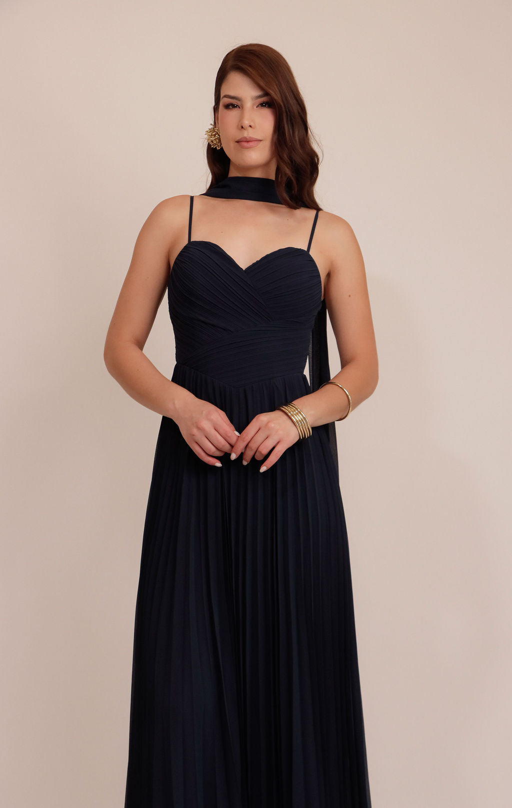VESTIDO CELESTE