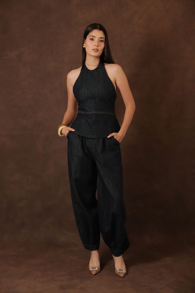 Set Denim Azul Balloon